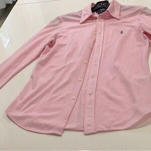 Ralph Laurwn Pink Button-Up Shirt